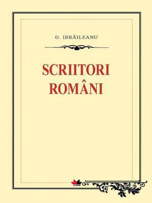 cover image of Scriitori români